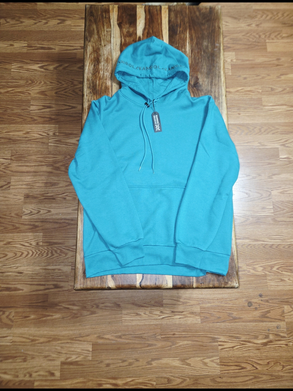 Kangol Teal Men's Pullover Hoodie